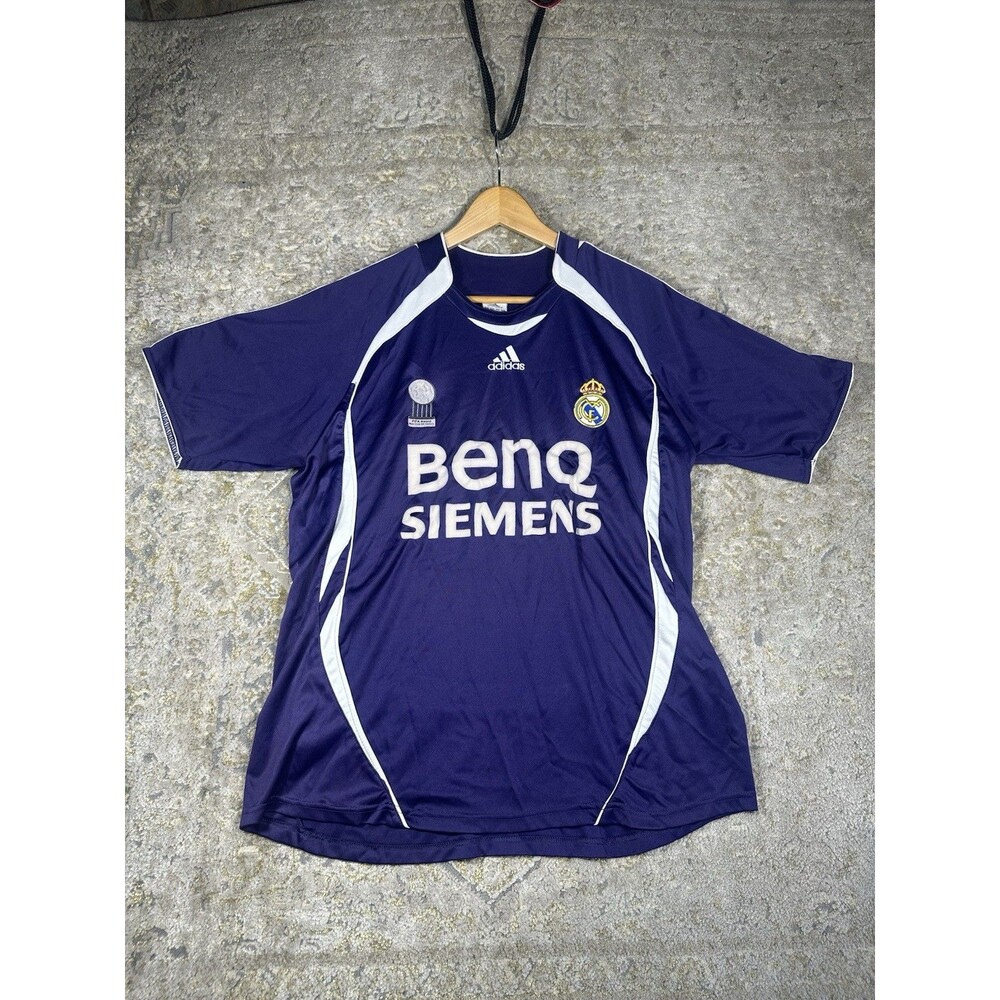 Authentic Adidas Vintage Y2k 2006-07 Real Madrid Third Soccer  Jersey Size XL